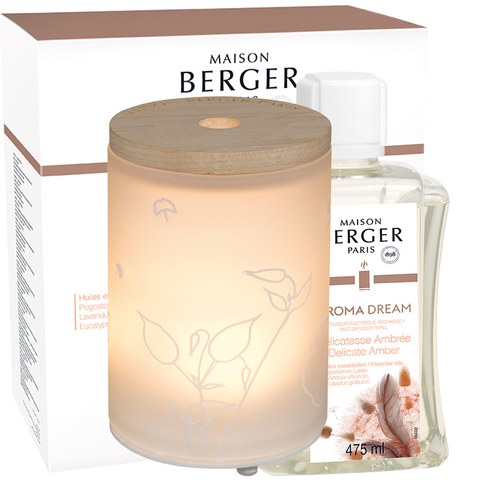 Lampe Berger Aroma Dream Mist Diffuser Set- Delicate Amber