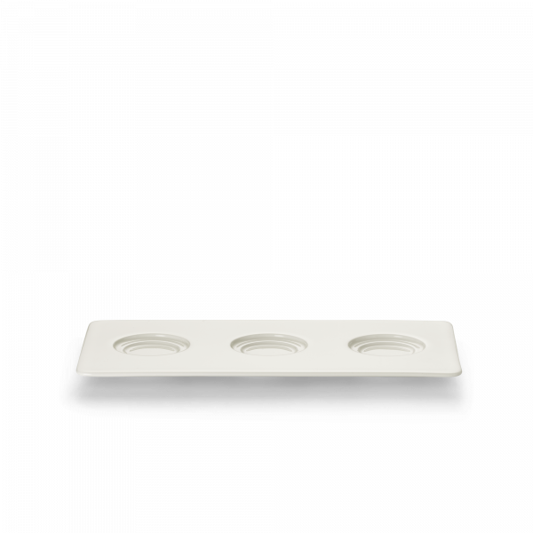 Dibbern KonischZylindrisch Tray 13x26 cm 3 deepenings white 218400000