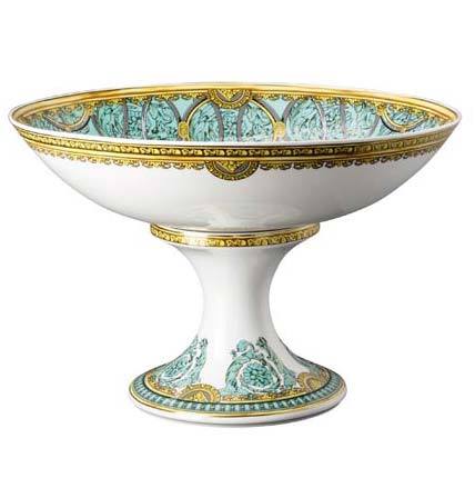 Versace La Scala Del Palazzo Verde Bowl Footed 11280-403664-22885