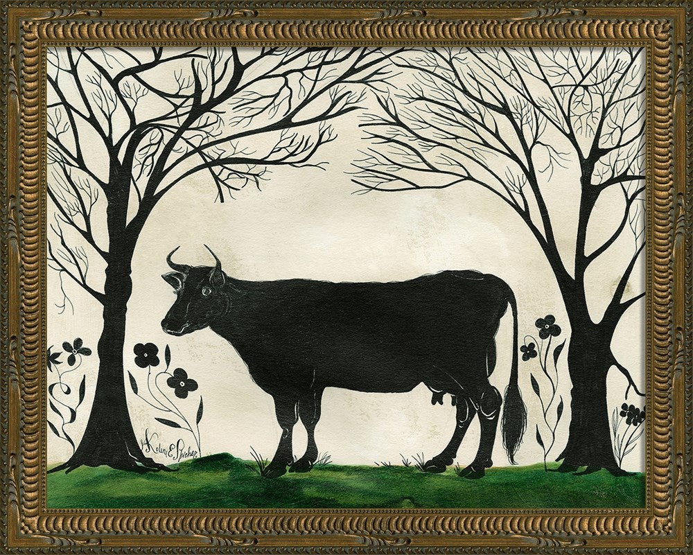 Spicher & Company KG Animal Silhouette Cow facing left Sm 11916