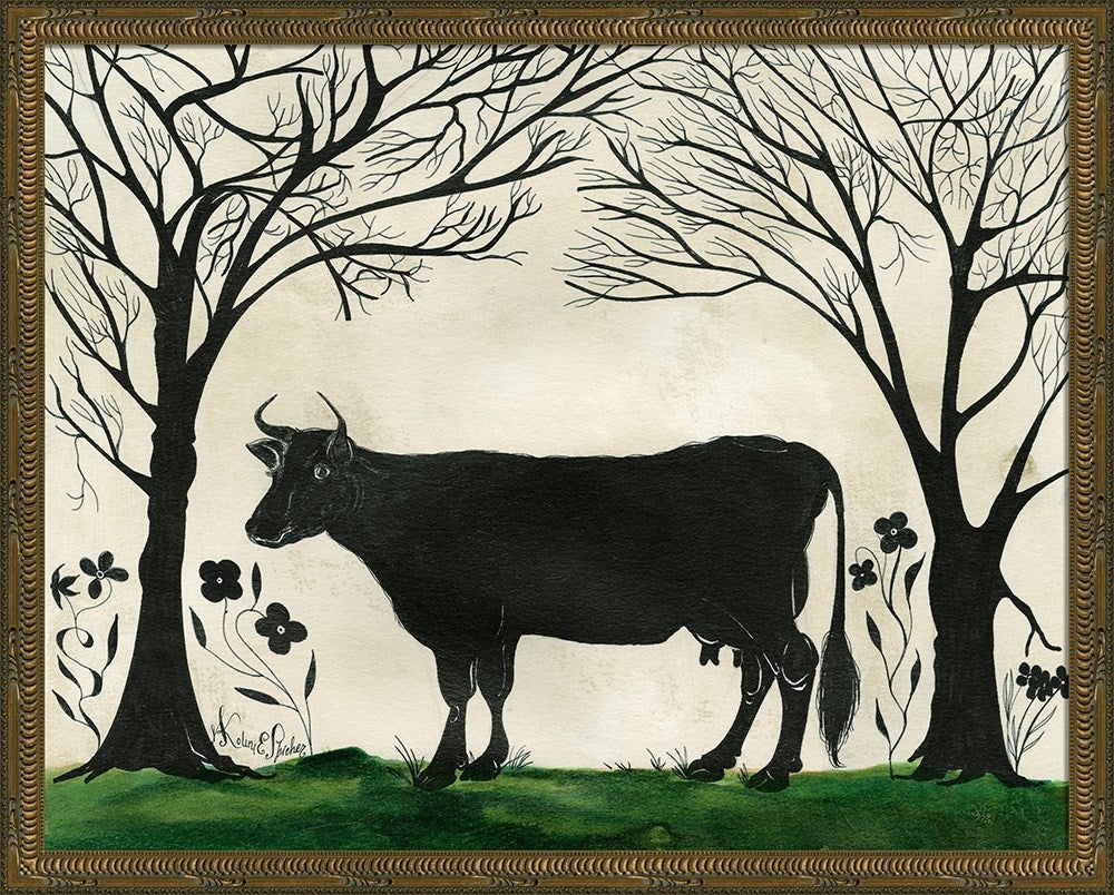 Spicher & Company KG Animal Silhouette Cow facing left Lg 11923