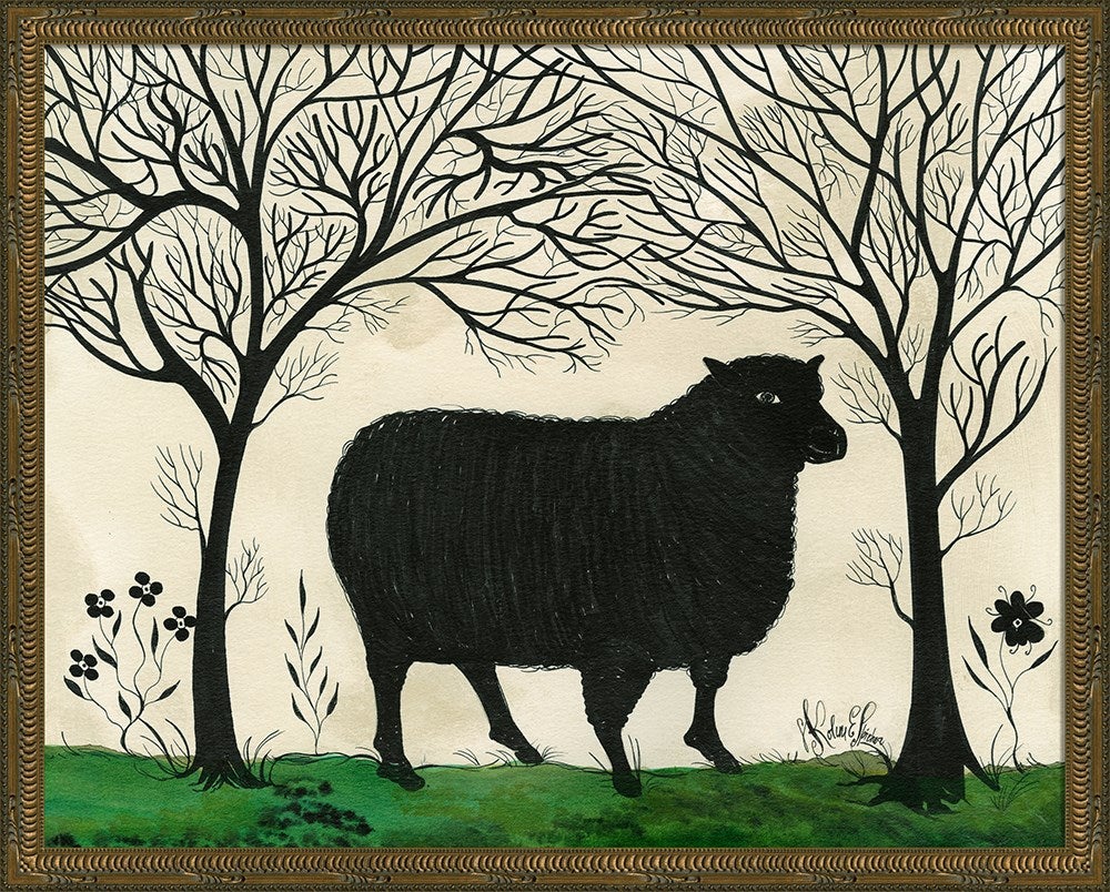 Spicher & Company KG Animal Silhouette Sheep facing right Lg 11928