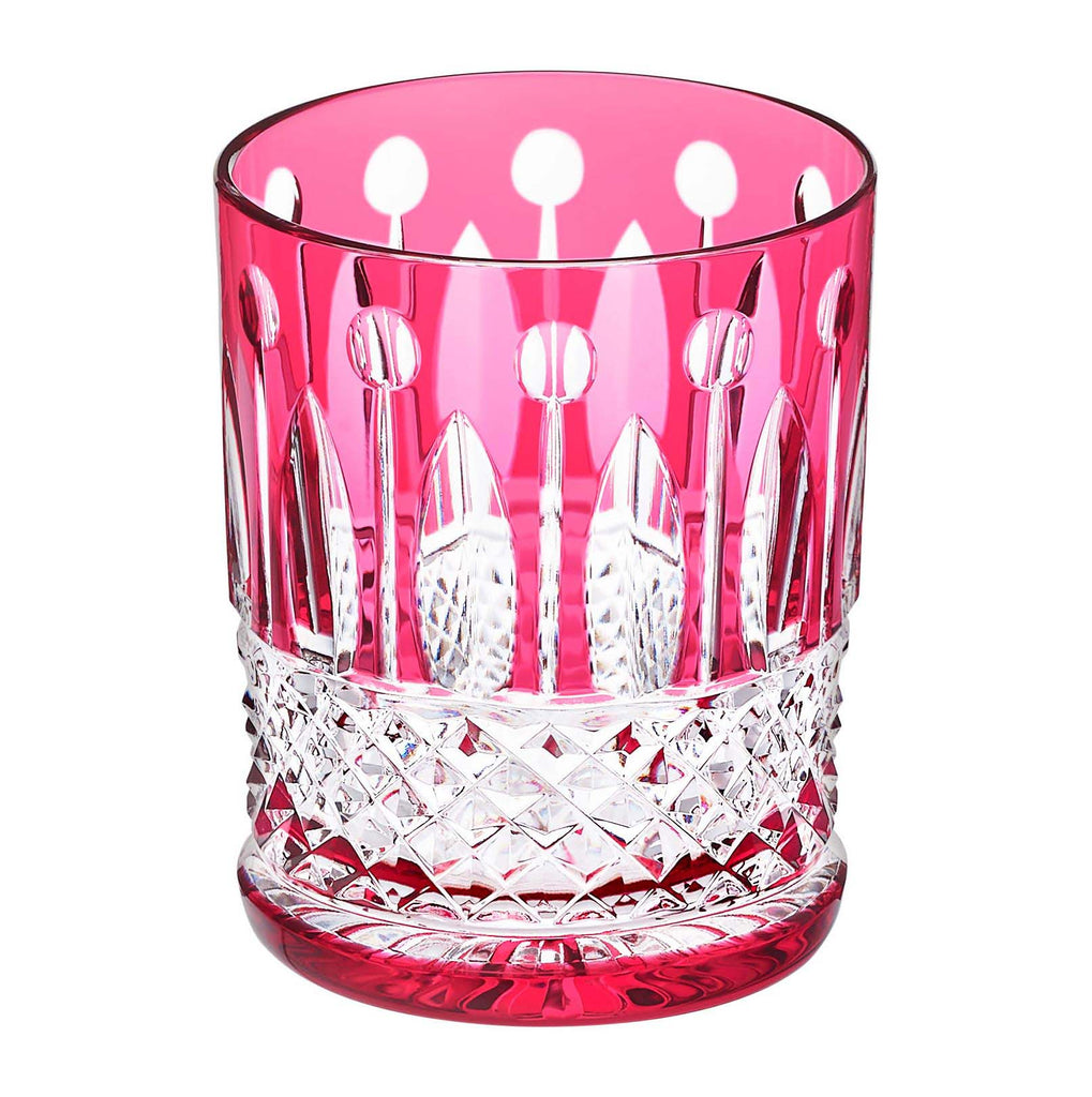 St Louis Crystal Tommy Red Small Cylindrical Tumbler