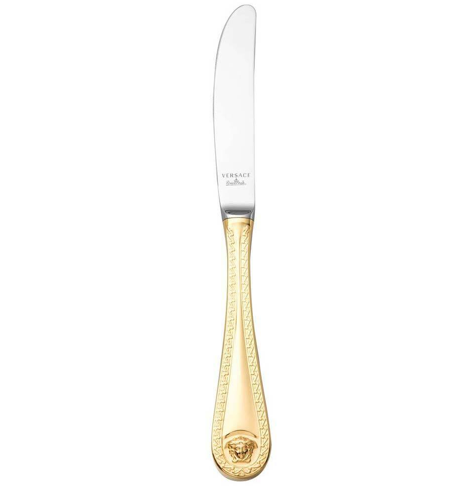 Versace Medusa Flatware Table Knife Gold Plated 19300-120930-70003