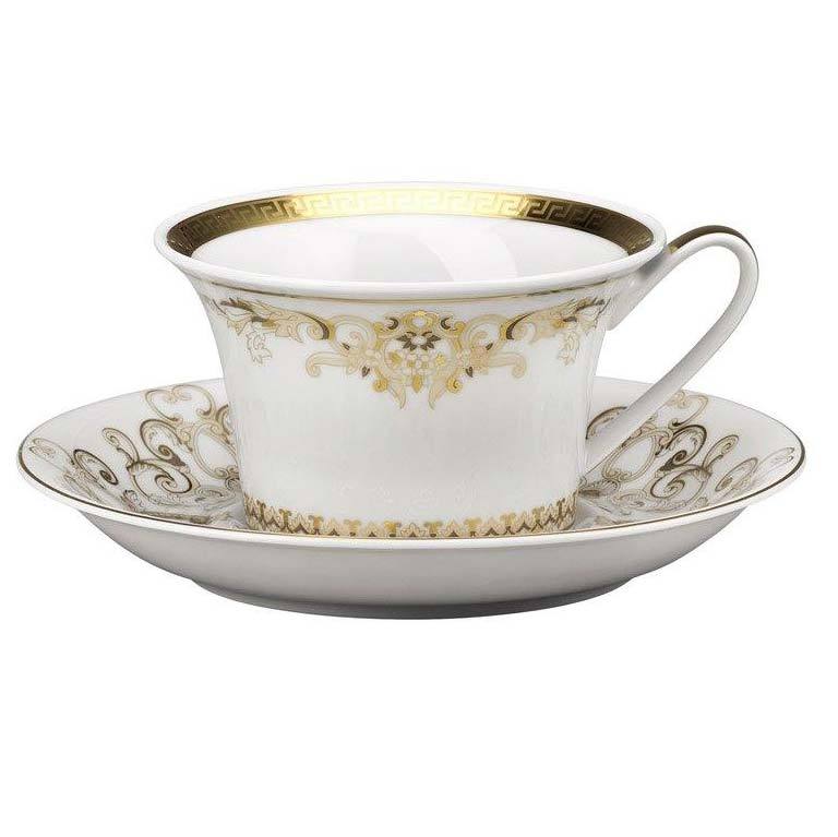 Versace Medusa Gala Gold Tea Cup & Saucer 19325-403636-14640