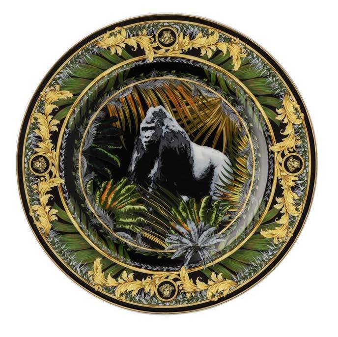 Versace La Regne Animal Bob Gorilla Wall Plate 19325-403666-20018