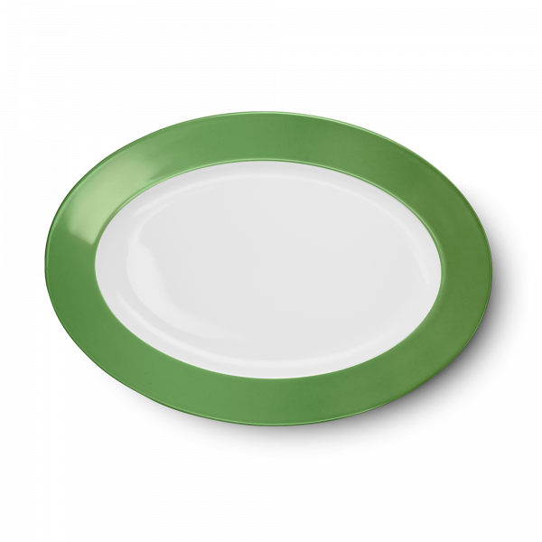 Dibbern Oval Platter Apple Green (33cm) 2022100042