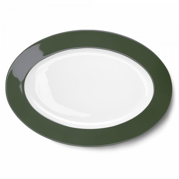 Dibbern Oval Platter Dark Olive Green (36cm) 2022300044