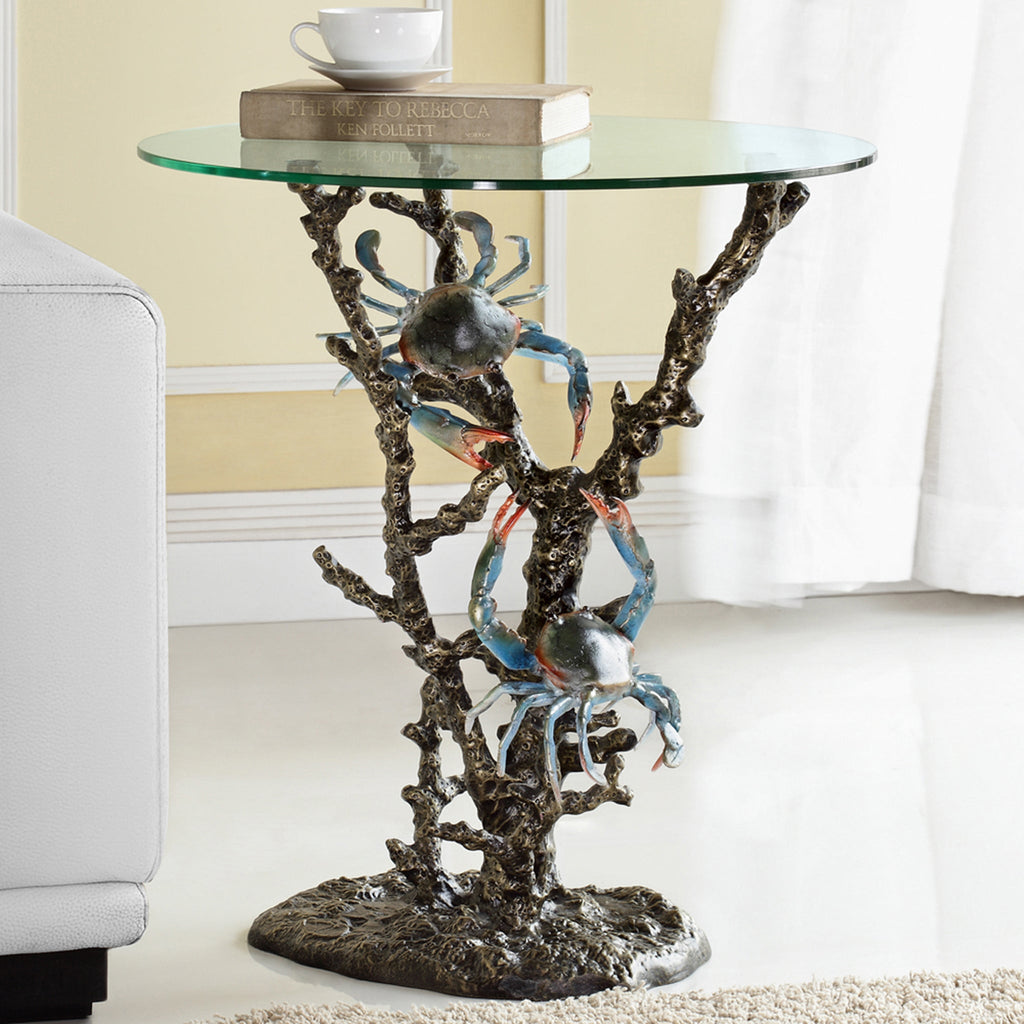 SPI Crabs & Coral End Table 34014