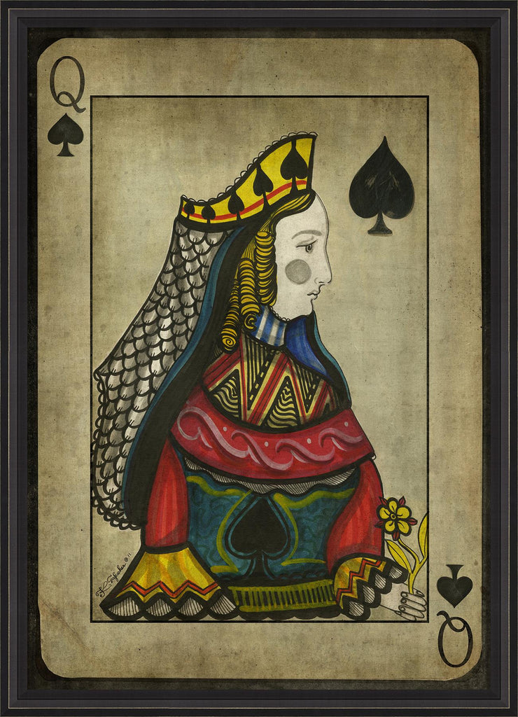 Spicher & Company BCBL Queen of Spades with border 55193