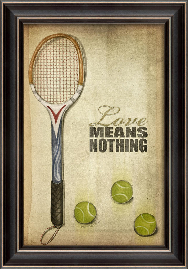 Spicher & Company LS Tennis Love Means Nothing Poster 88846