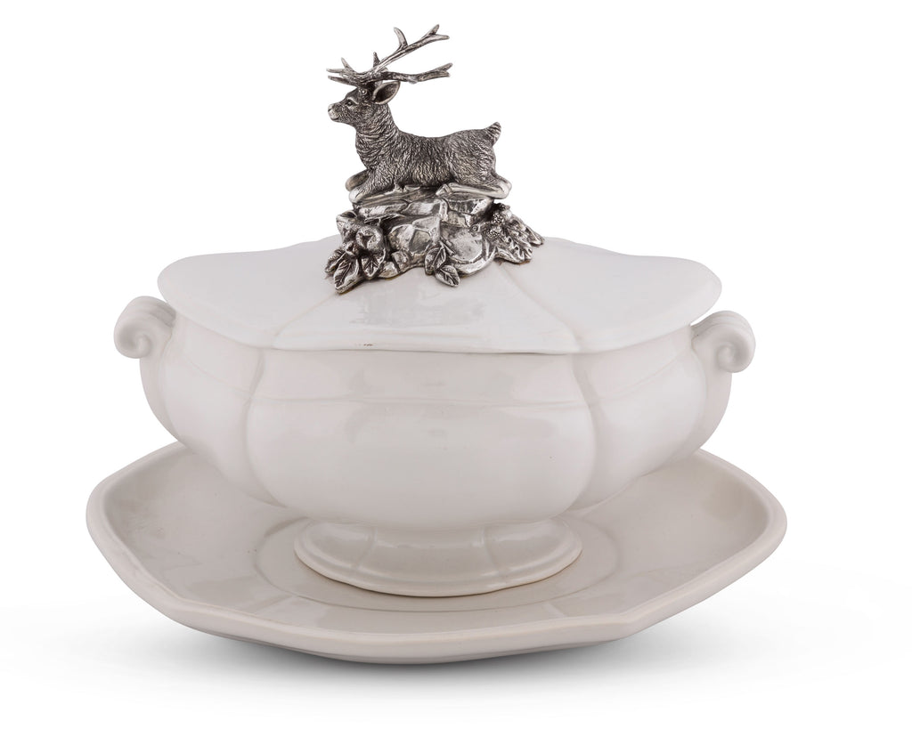 Vagabond House Lodge Style Stag Soup Tureen C421A