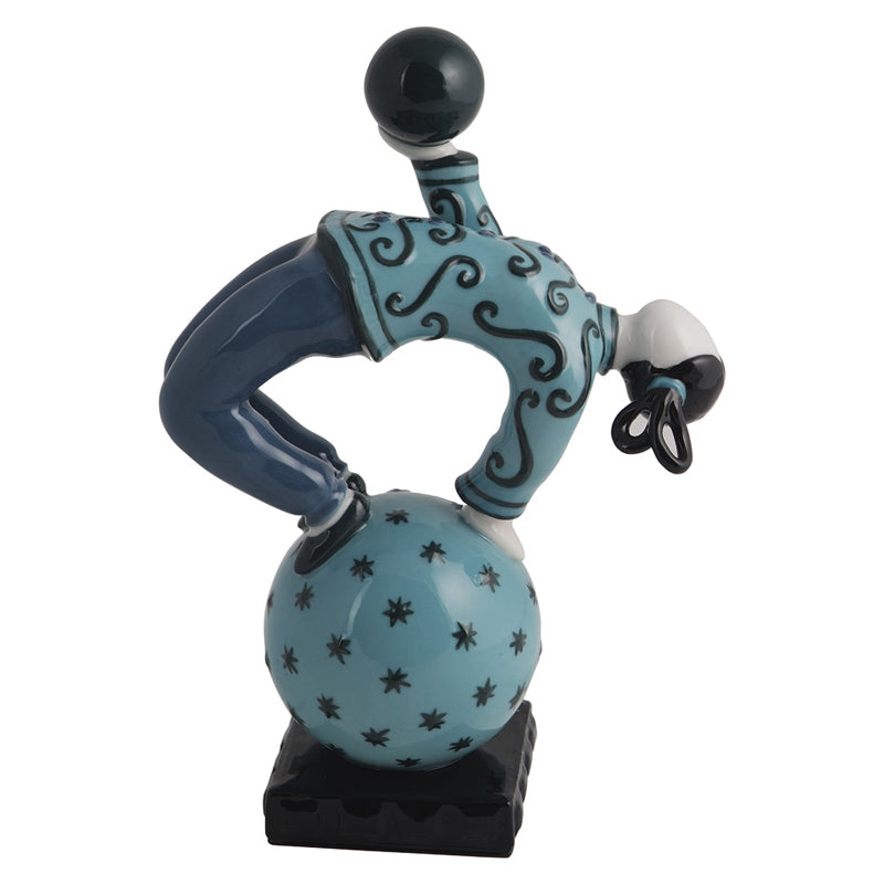 Jean Boggio Acrobat Of The Sky Turquoise Figurine JB00268