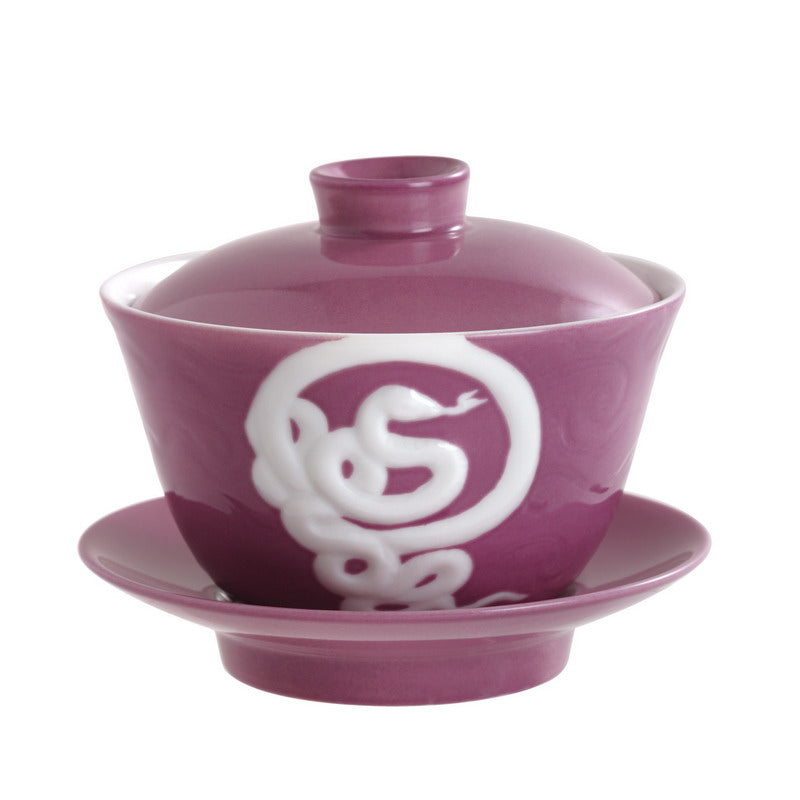 Jean Boggio Chinese Zodiac Snake Cup & Saucer JB00911