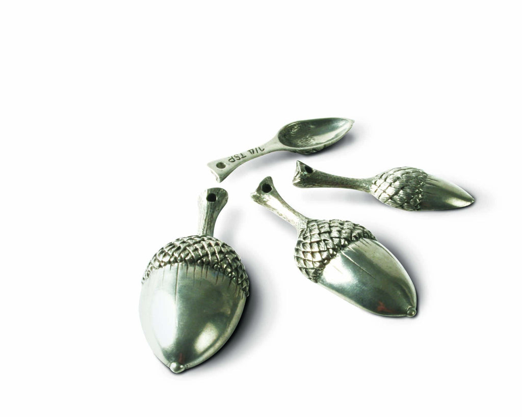 Vagabond House Majestic Forest Pewter Acorn Measuring Spoons L132A