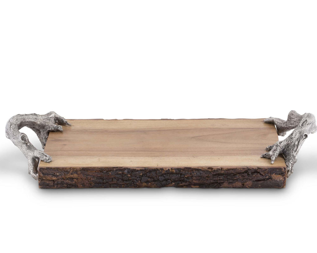 Vagabond House Majestic Forest Natural Tree Bark Cheese Board L240AC