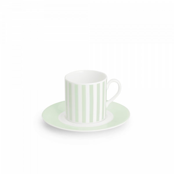 Dibbern Pastell Streifen Set Espresso cup Mint (0.1l) S0210211522