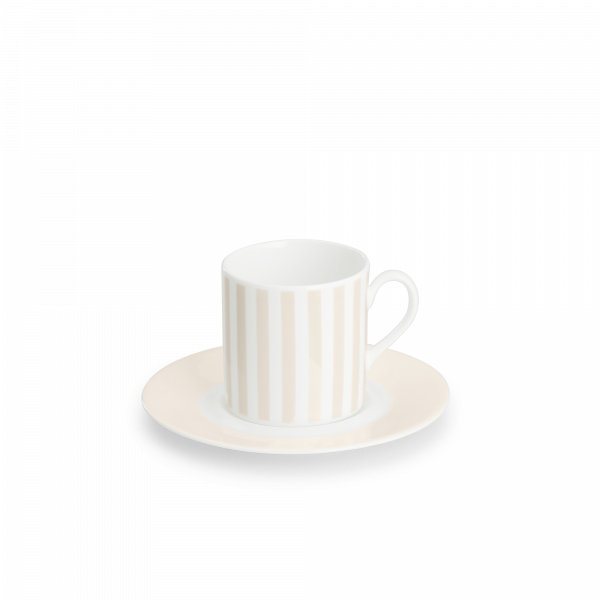 Dibbern Pastell Streifen Set Espresso cup Powder Pink (0.1l) S0210211524
