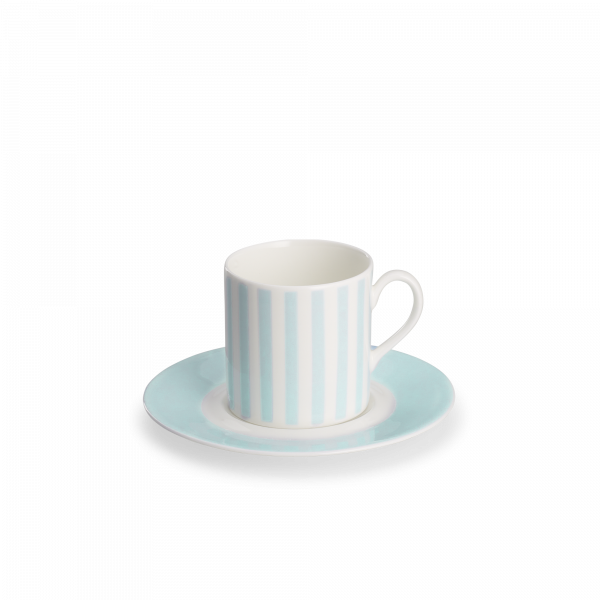 Dibbern Pastell Streifen Set Espresso cup Turquoise (0.1l) S0210211525