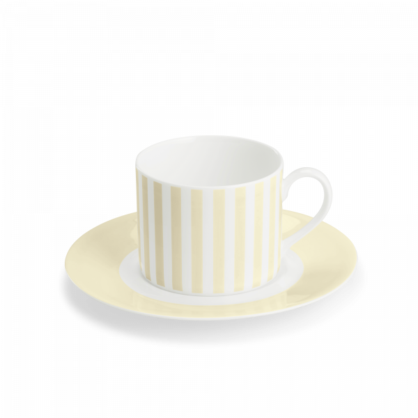 Dibbern Pastell Streifen Set Coffee cup Wheat (0.25l) S0210811523