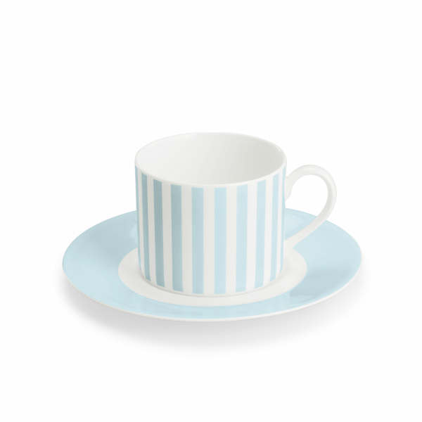 Dibbern Pastell Streifen Set Coffee cup Turquoise (0.25l) S0210811525