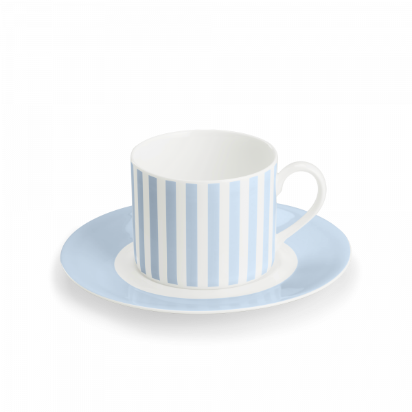 Dibbern Pastell Streifen Set Coffee cup Light Blue (0.25l) S0210811526