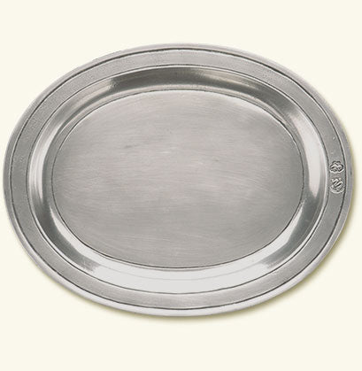 Match Pewter Oval Incised Tray Xs 847.2