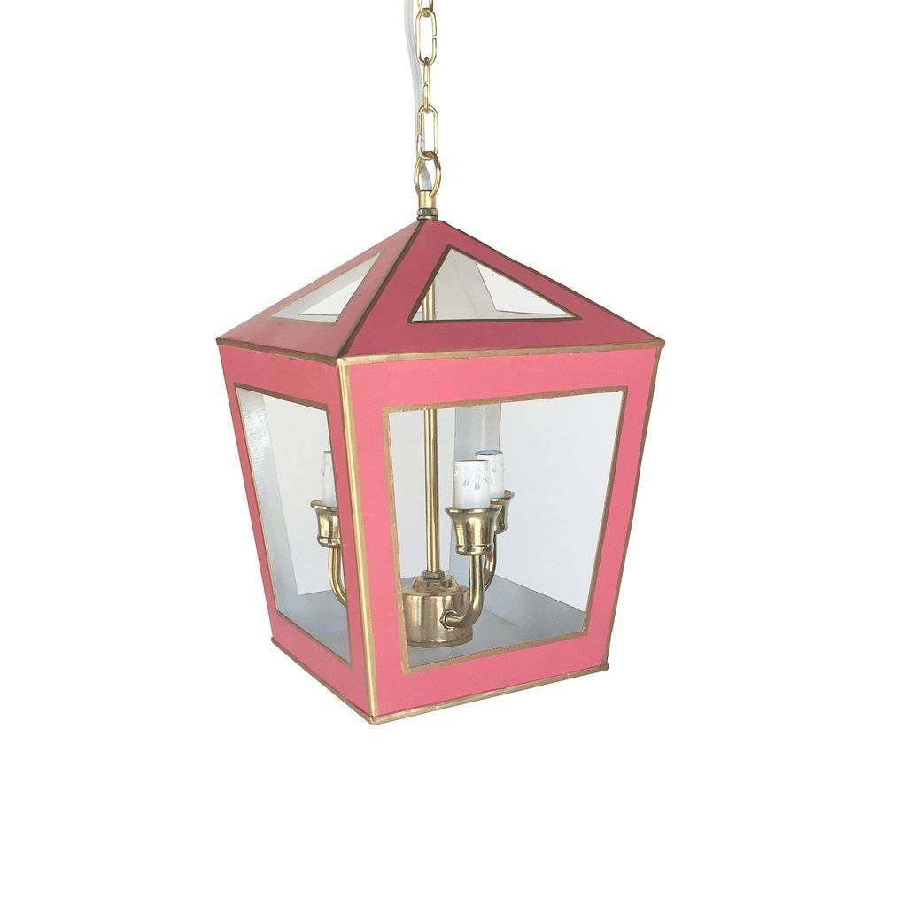 Dana Gibson Tucker Lantern in Solid Pink