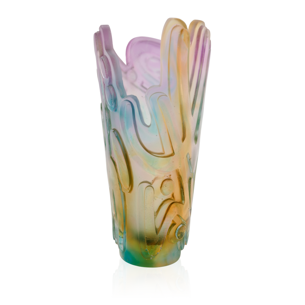 Daum Crystal Rock II Vase 05690