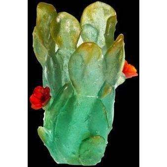 Daum Crystal Cactus Vase 03728