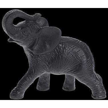 Daum Crystal Elephant Black 03917-1