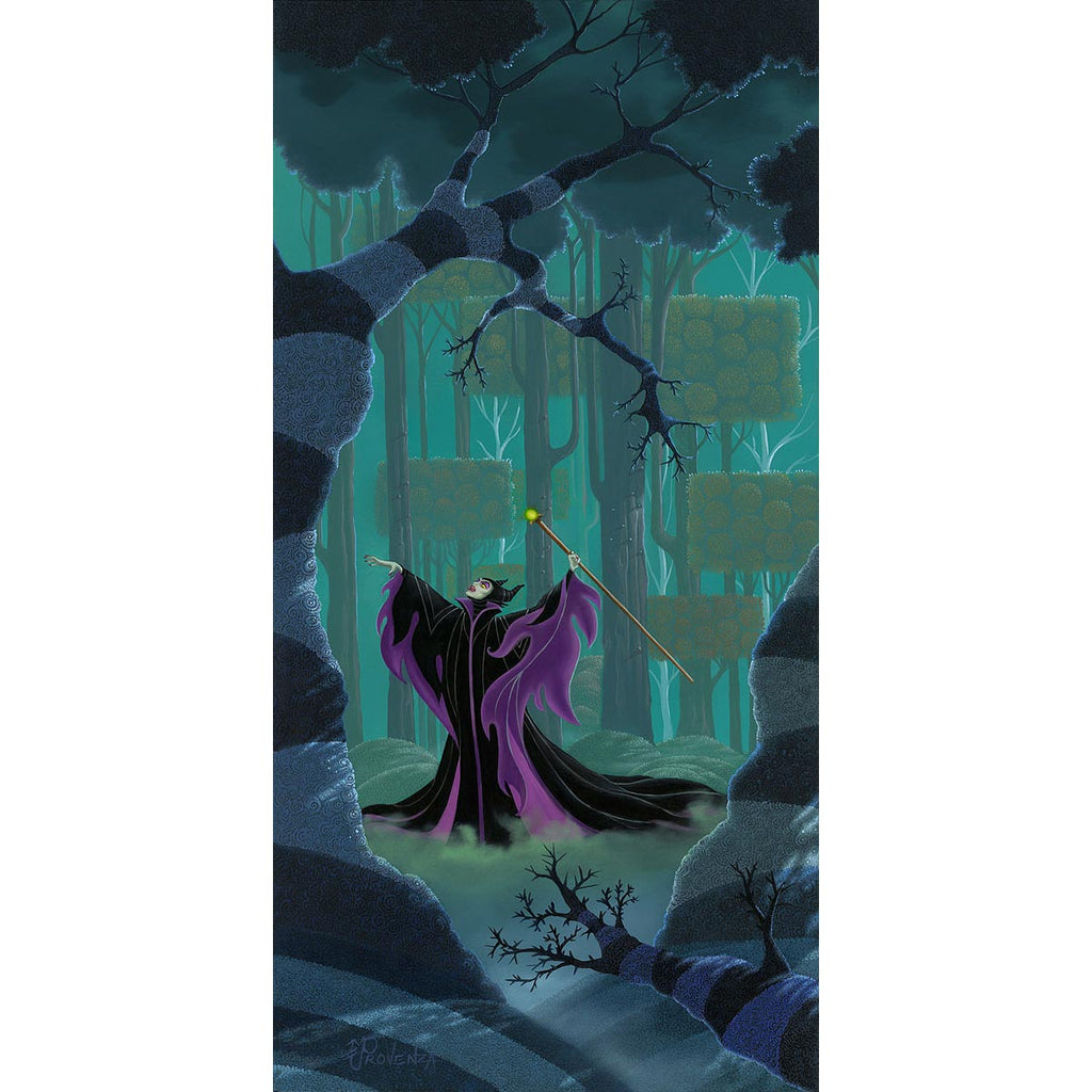 Disney Fine Art - Maleficent Summons the Power