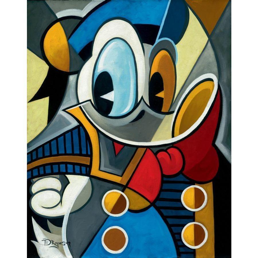 Disney Fine Art Cubist Quack