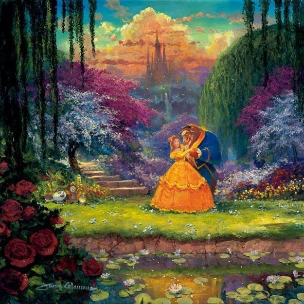 Disney Fine Art Garden Waltz