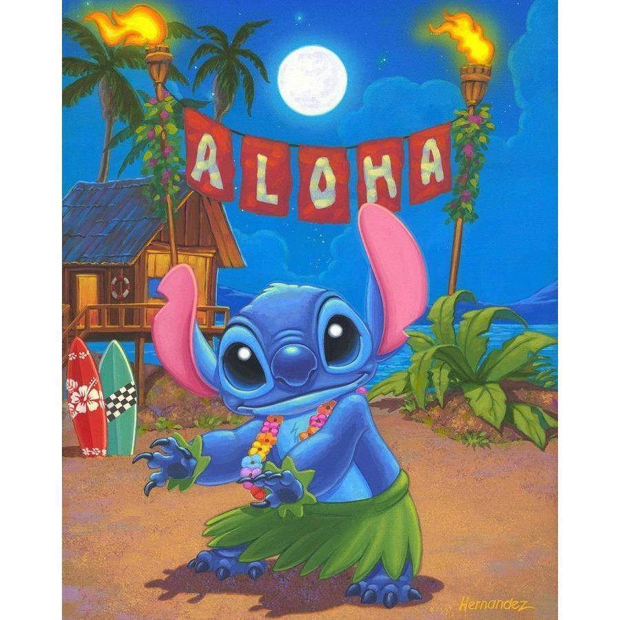 Disney Fine Art Hula Stitch