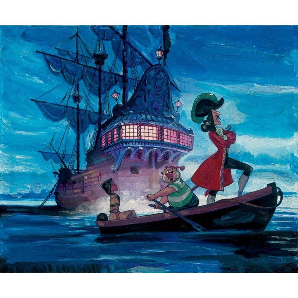 Disney Fine Art Tiger Lily and Hook