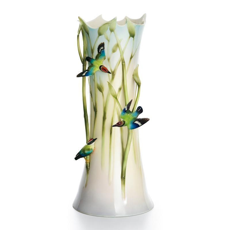 Franz Collection Bamboo Song Bird Vase FZ01319