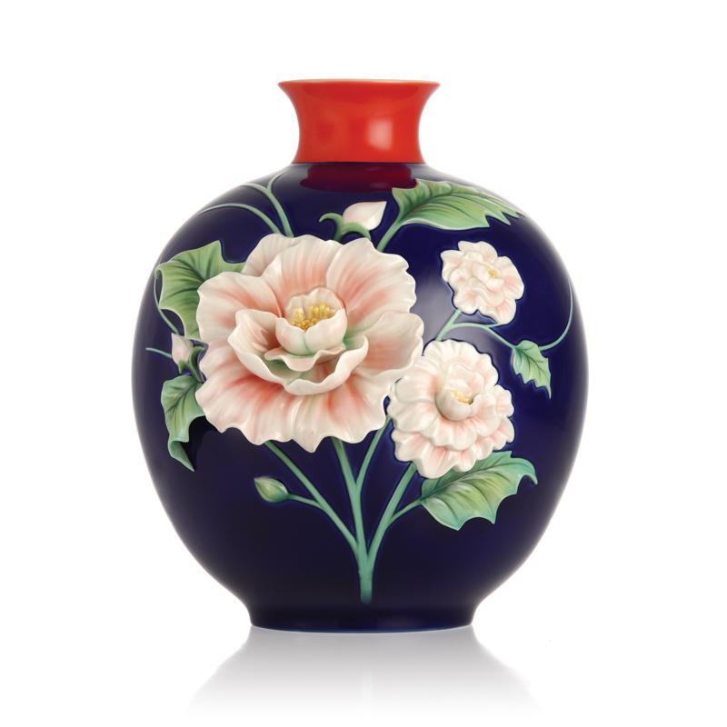 Franz Collection Beauty Cotton Rose Vase FZ03102