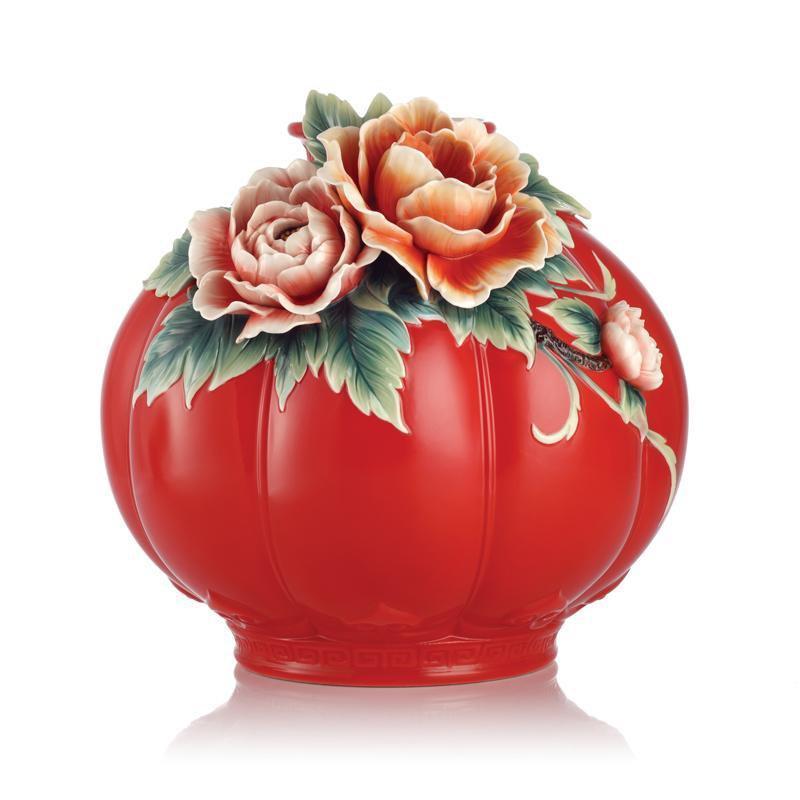 Franz Collection Blessings For Hometown Peony Vase FZ03190