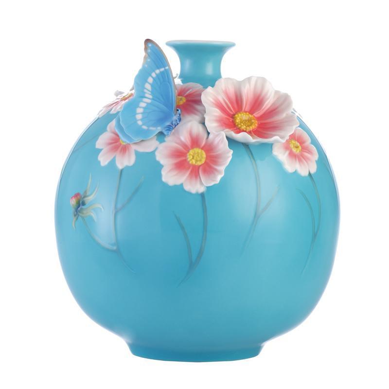 Franz Collection Cosmos Butterfly Vase FZ03159 Biggs Ltd