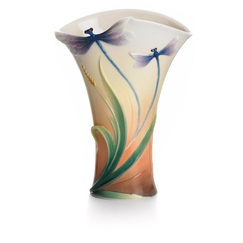 Franz Collection Dragonfly Vase FZ01416 Biggs Ltd