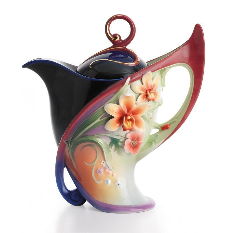 Franz Collection Flora & Flutter Teapot FZ01482