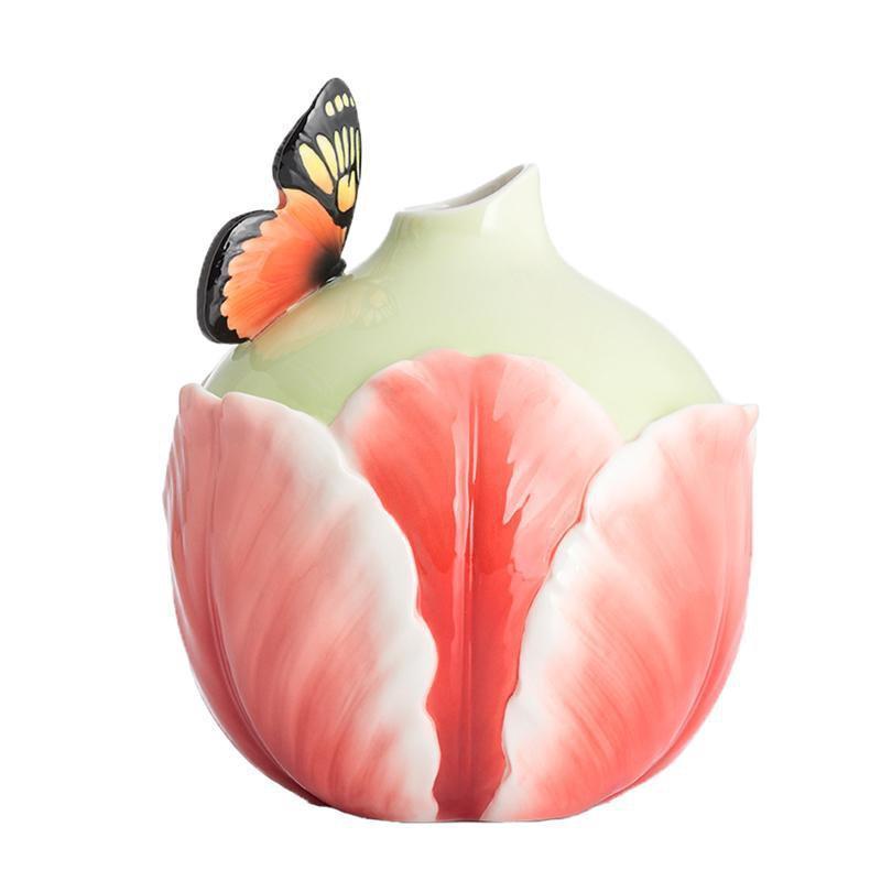 Franz Collection Florissima Butterfly Tulip Small Vase FZ02898