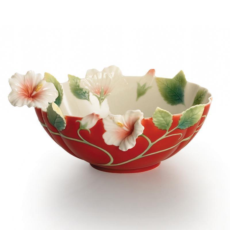 Franz Collection Island Beauty Hibiscus Bowl FZ01625