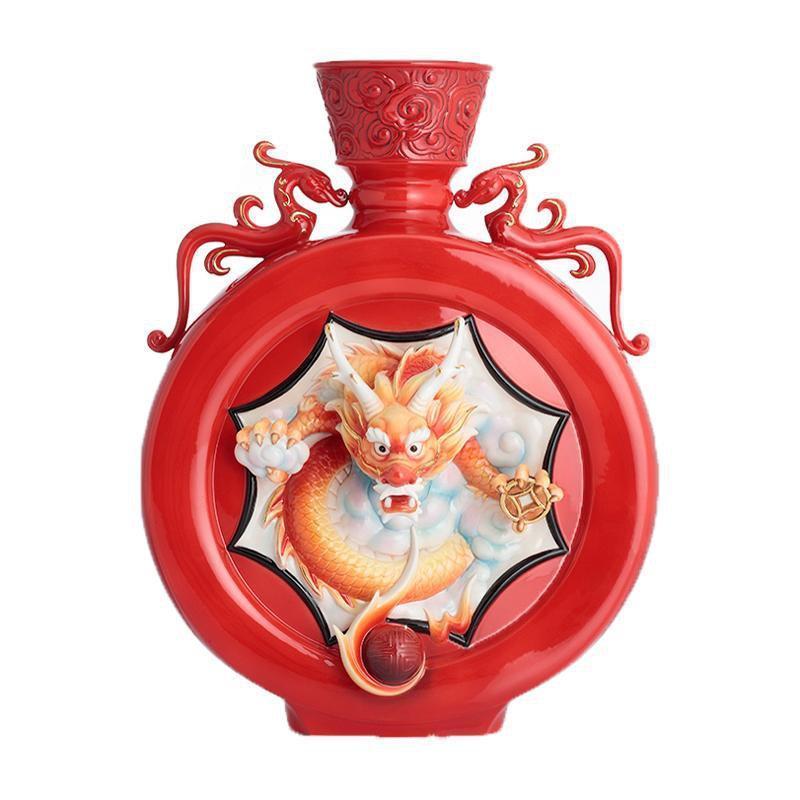 Franz Collection Majestic Red Dragon Vase FZ02827
