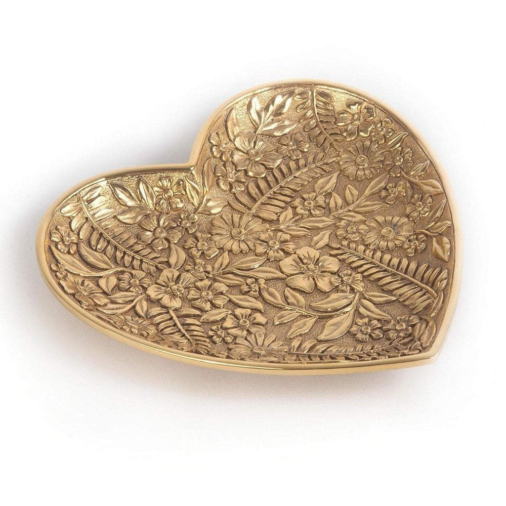 Jay Strongwater Colleen Floral Heart Trinket Tray SDH6625-292