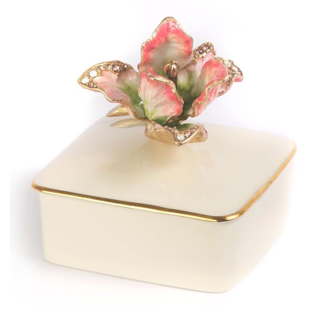 Jay Strongwater Lainey Tulip Porcelain Box SDH7361-272