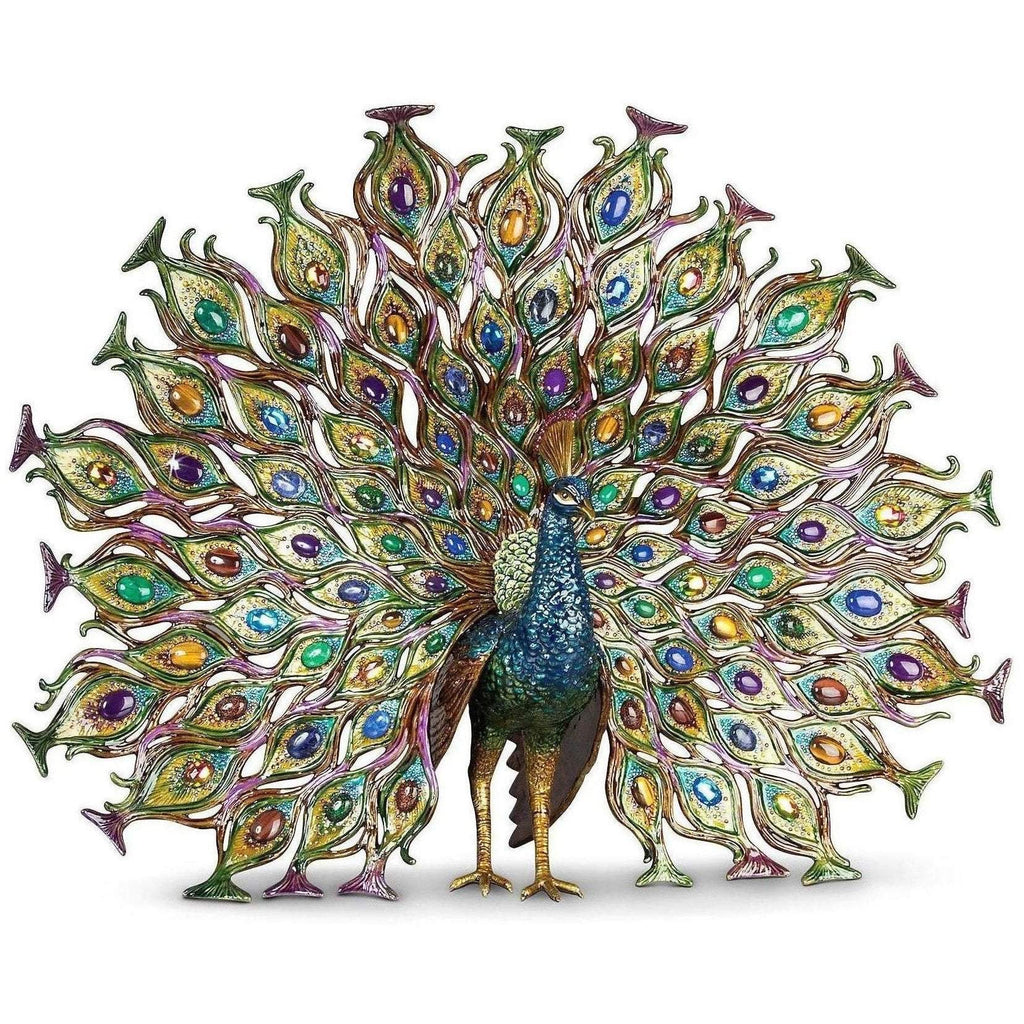 Jay Strongwater Stanton Fan Tail Peacock Figurine SDH1830-408