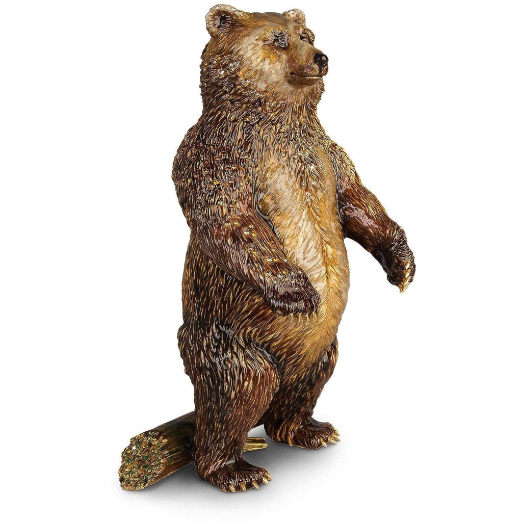 Jay Strongwater Woodrow Bear Figurine SDH1855-280