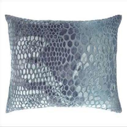 Kevin O'Brien Snakeskin Velvet Lumbar Pillow SNP-H46-1420